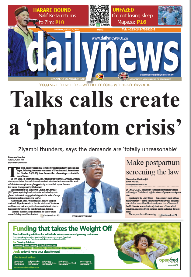Tuesday 4 August 2026